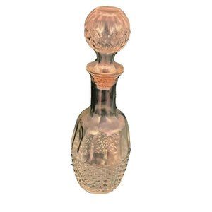 VTG Limited Edition 1982 Mogen David Glass Decanter Cork Stopper Bar Cart Liquor